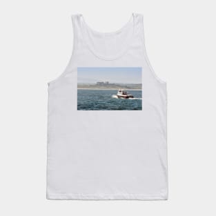 Farne Islands boat off the coast of Northumberland Tank Top